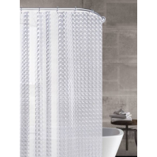 Штора для ванны 3D Peva/Полиэтилен 180cm*200cm прозрачный A8755