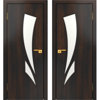 Дверное полотно С-02 венге ПО-900 (Геометрия)