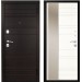 Дверь металлическая Дипломат Роял Вуд черный/Роял Вуд белый 860*2050 правая купить в Смоленске