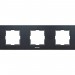 Рамка 3-х постовая  универсальная темно-серая WKTF08032DG-BY Panasonic	 купить в Смоленске