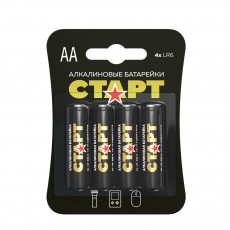 Батарейки Старт LR6 AA BL4 Alcaline 1.5V 4шт/упак