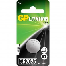 Батарейка литиевая дисковая GP Lithium CR2025 1 шт/упак