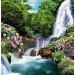 Декоративное панно Цветущий водопад 196х201 (6 листов) купить в интернет-магазине RemontDoma