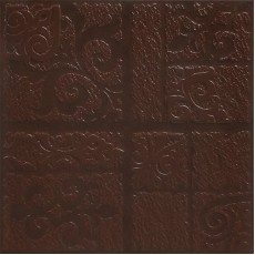 Клинкерная плитка Каир-4Д коричневый рельеф 29,8*29,8 см