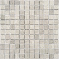 Мозаика из натурального камня Travertino Silver MAT 23*23*4 (298*298) мм