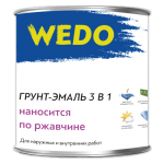 Грунт-эмаль 3в1 Wedo голубой 0.8 кг
