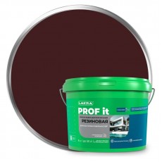 Краска резиновая для всех типов поверхностей коричневая RALL 8017 6кг ЛАКРА PROF IT