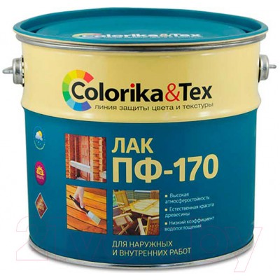 Лак ПФ-170 "Colorika&Tex" глянцевый 2,7 л