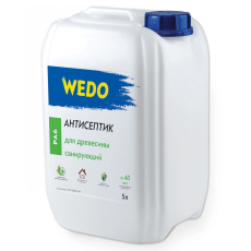 Санирующий антисептик для древесины WEDO (PA 6) 5 литров