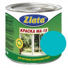 Краска МА-15 голубая 5,5 кг "Zlata" Азов