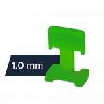 Система выравнивания плитки 3D-KRESTIKI Зажим Флажок 1,0мм (100шт/упак) 
