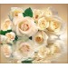 Декоративное панно VIP Белые розы 294х260 (12л)  купить в Смоленске