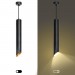 Купить Светильник подвесной (подвес) PL 17 BK MR16/GU10, черный, потолочный, цилиндр в Смоленске