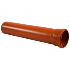 Труба D 110 L=3м красно-коричневая РР