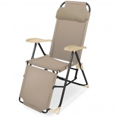 Кресло-шезлонг с подножкой К3/ПС (песочный)