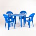 купить Кресло пластиковое "Фламинго" синее  в Смоленске