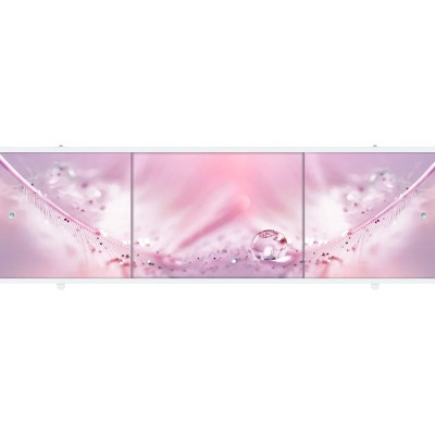 Экран под ванну ПРЕМИУМ А 1,68 м (Розовый)
