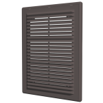 Решетка вентиляционная вытяжная АБС 183х253, коричневая 1825Р 